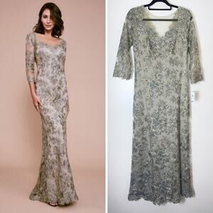 NWT TADASHI SHOJI DRESS GOWN MOTHER OF THE BRIDE WEDDING GUEST EVENING FORMAL